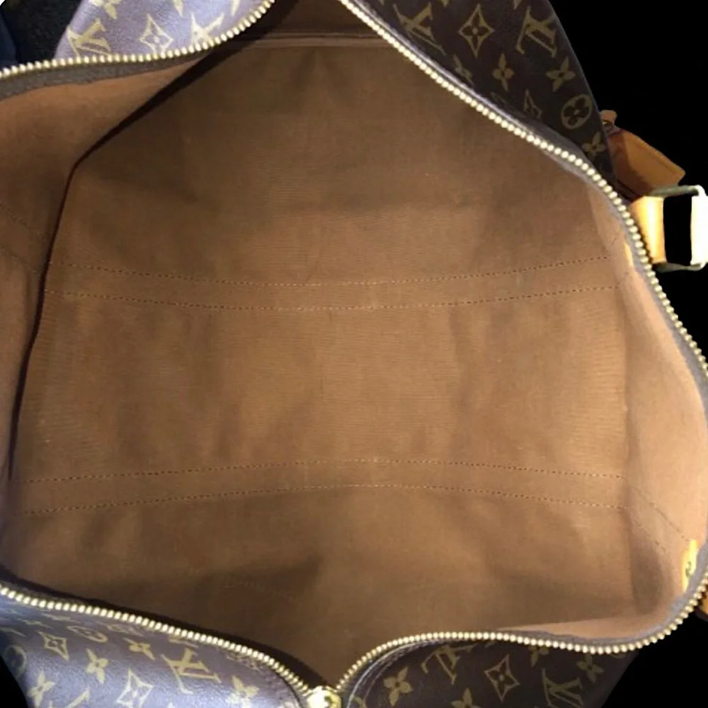 LOUIS VUITTON Monogram KEEPALL 50 LV Boston Travel Weekend Duffle Bag France